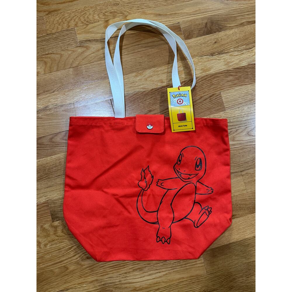 Pokémon x Target Reuseable Tote Bag 30th Anniversary Charmander NWT SOLDOUT